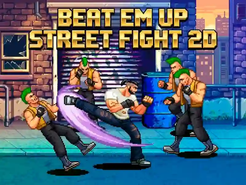 Jwèt Beat Em Up Street Fight 2d sou entènèt