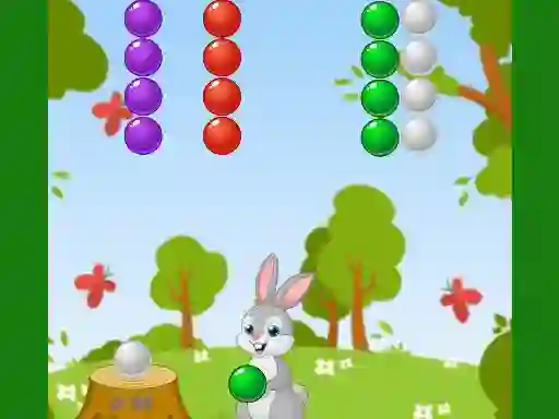 Jwèt Rabbit Bubble Shooter sou entènèt