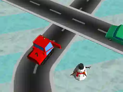 Jwèt Traffic Run Christmas sou entènèt