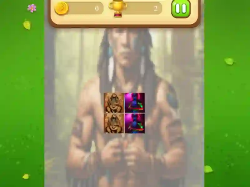 Jwèt Shaman Memory Match sou entènèt