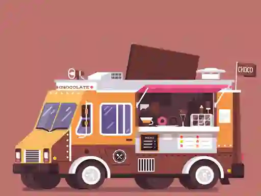 Jwèt Food and Drink Trucks Memory sou entènèt