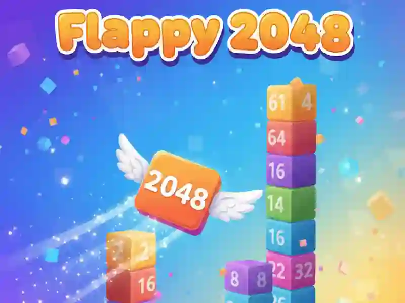 Jwèt Flappy 2048 sou entènèt
