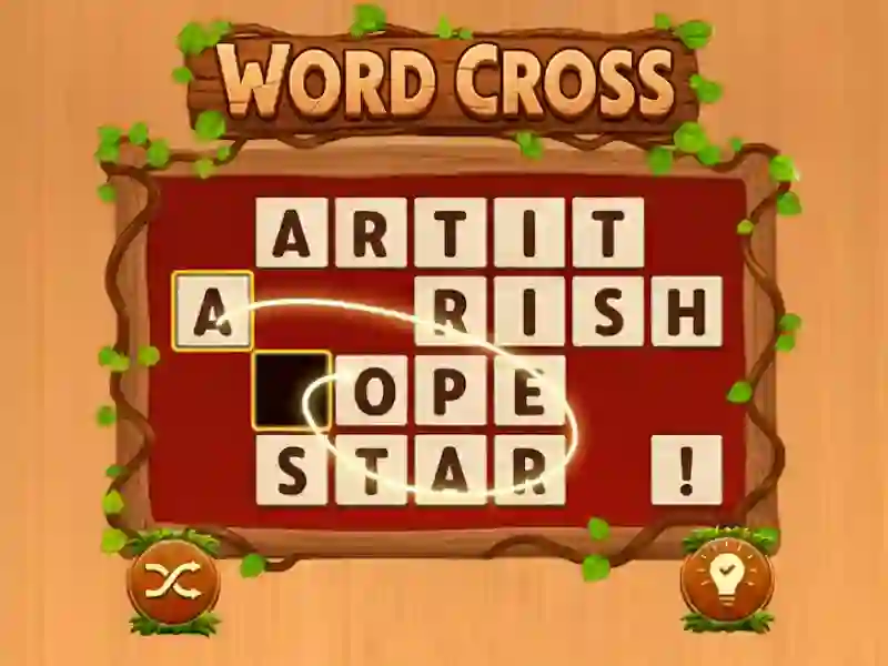 Jwèt Word Cross sou entènèt