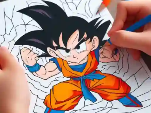 Jwèt Anime Coloring Book sou entènèt