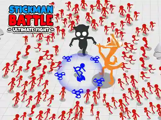 Jwèt Stickman Battle Ultimate Fight sou entènèt