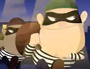 Jwèt Robbers in Town sou entènèt