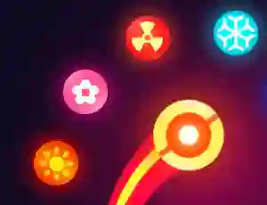 Jwèt Super Neon Ball sou entènèt