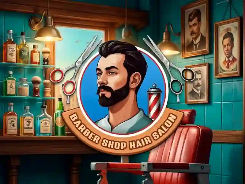 Jwèt Barber Shop Hair Salon Sim sou entènèt