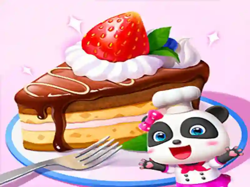 Jwèt Little Panda Cake Shop sou entènèt
