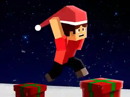 Jwèt Parkour Block Xmas Special sou entènèt