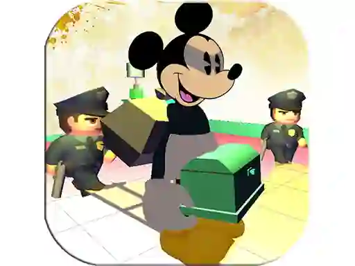 Jwèt Robbery Mickey sou entènèt