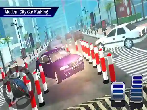 Jwèt City Mall Car Parking Simulator sou entènèt