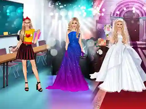 Jwèt Superstar Career Dress Up sou entènèt