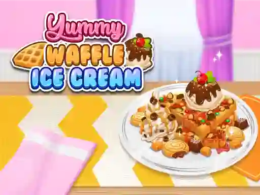 Jwèt Yummy Waffle Ice Cream sou entènèt