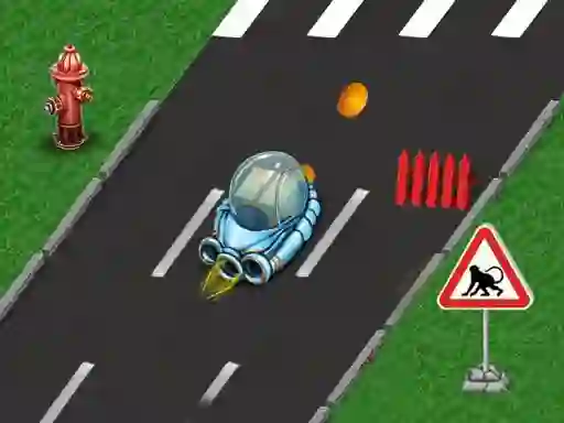 Jwèt Rocket Race Highway sou entènèt