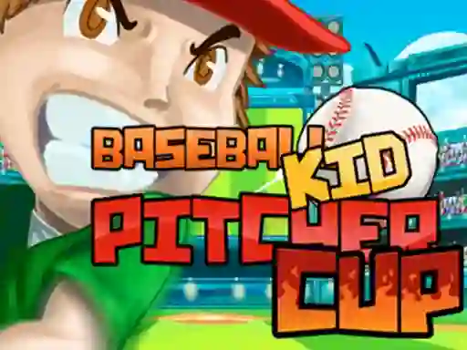Jwèt Baseball Kid Pitcher Cup sou entènèt