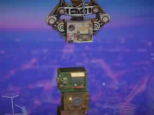 Jwèt Steampunk Tower Builder sou entènèt