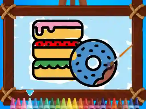 Jwèt Kids Coloring Bakery sou entènèt