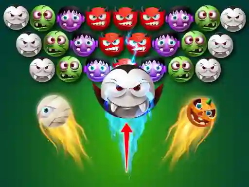 Jwèt Halloween Bubble Shooter sou entènèt