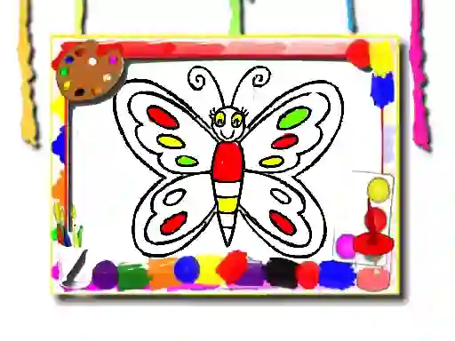 Jwèt Butterfly Coloring Book sou entènèt