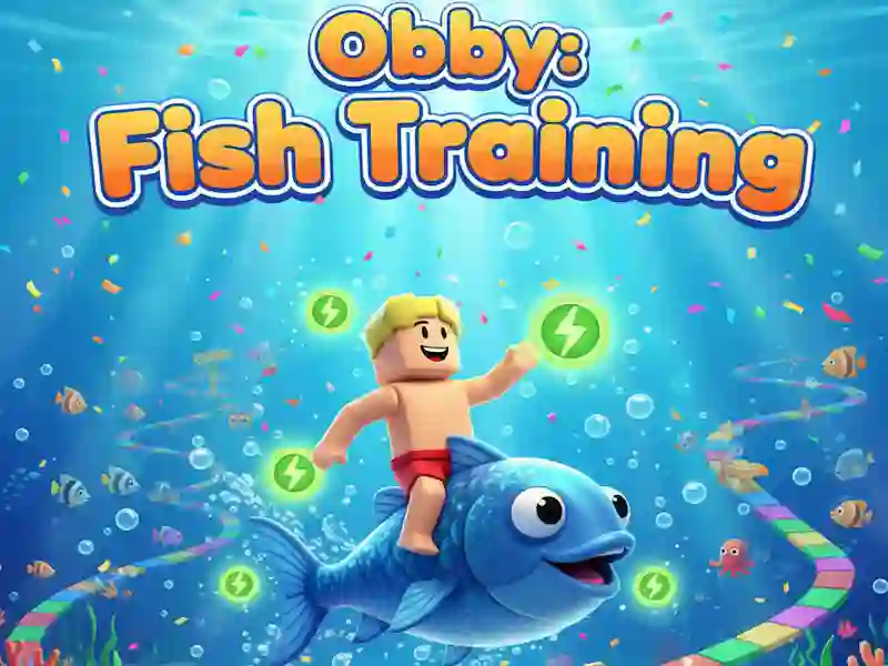 Jwèt Obby: Fish training sou entènèt