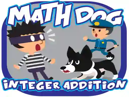 Jwèt Math Dog Integer Addition sou entènèt
