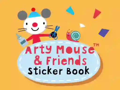 Jwèt Arty Mouse & Friends Sticker Book sou entènèt
