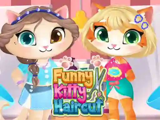 Jwèt Funny Kitty Haircut sou entènèt