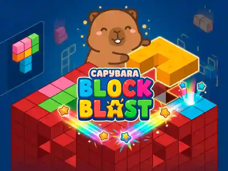 Jwèt Capybara Block Blast sou entènèt