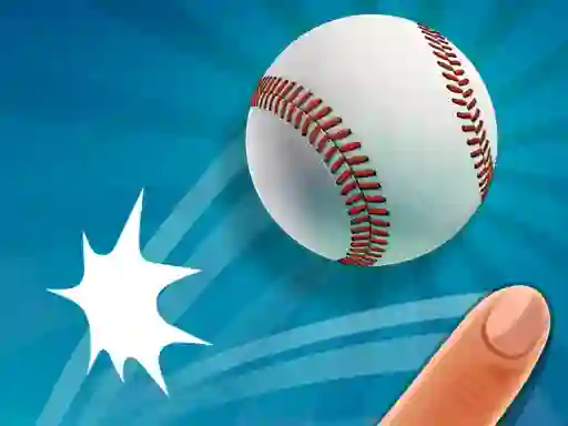 Jwèt Flick Baseball Super Homerun sou entènèt