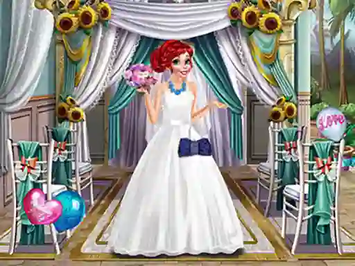 Jwèt Princess wedding dress sou entènèt
