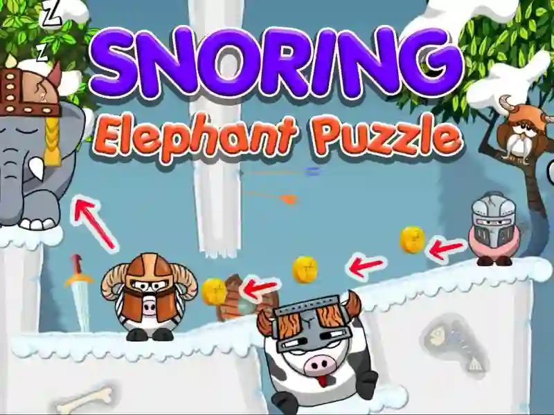 Jwèt Snoring Wake up Elephant sou entènèt