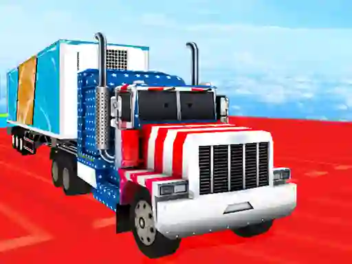 Jwèt Impossible Truck Tracks Drive sou entènèt