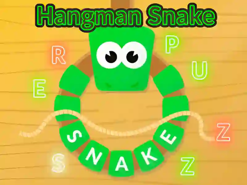 Jwèt Hangman Snake sou entènèt