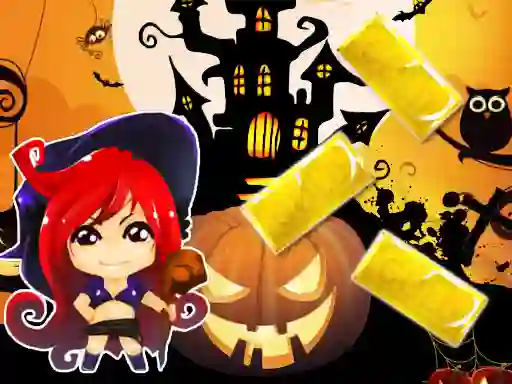 Jwèt Halloween Slide Puzzle sou entènèt