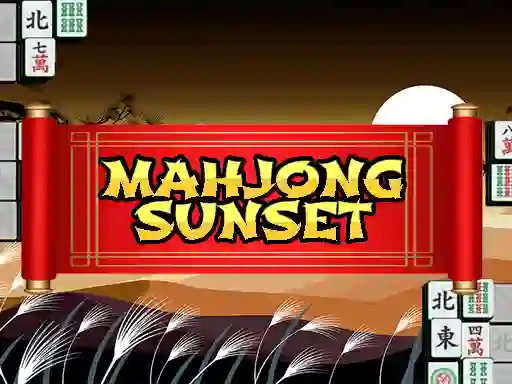 Jwèt Mahjong Sunset sou entènèt