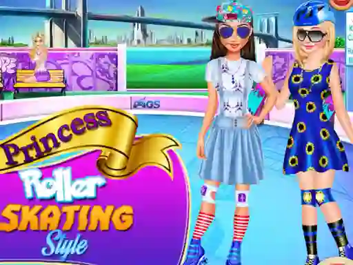 Jwèt Princess Roller Skating Style sou entènèt