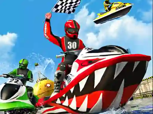Jwèt Jet Ski Water Boat Racing sou entènèt