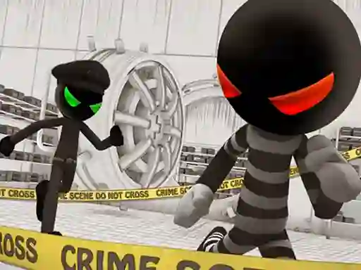 Jwèt Stickman City Shooting sou entènèt