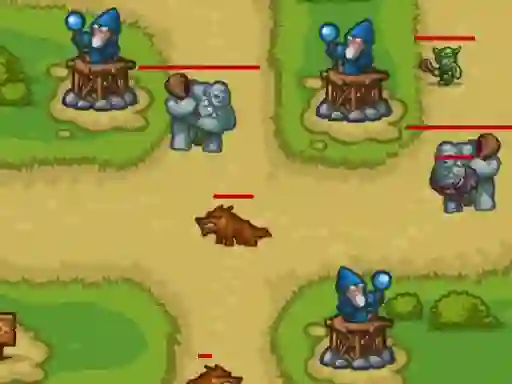 Jwèt Tower Defense 2D sou entènèt