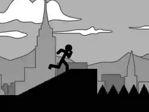 Jwèt Stickman Run sou entènèt