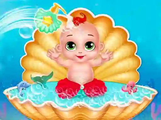 Jwèt Mermaid Baby Care sou entènèt