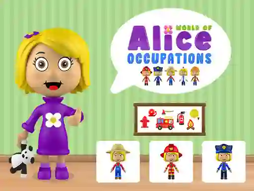 Jwèt World of Alice Occupations sou entènèt