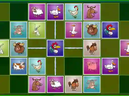 Jwèt Farm animals matching puzzles sou entènèt