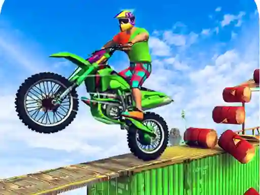 Jwèt Bike Stunts Driving 2022 sou entènèt