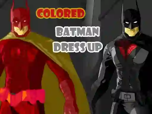 Jwèt Colored Batman Dress Up sou entènèt