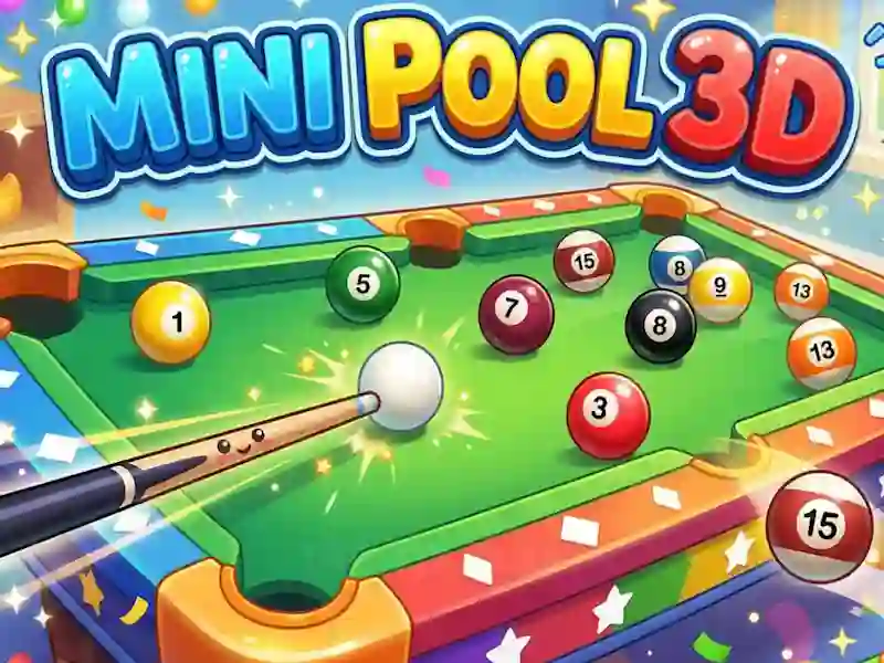 Jwèt Mini Pool 3D sou entènèt