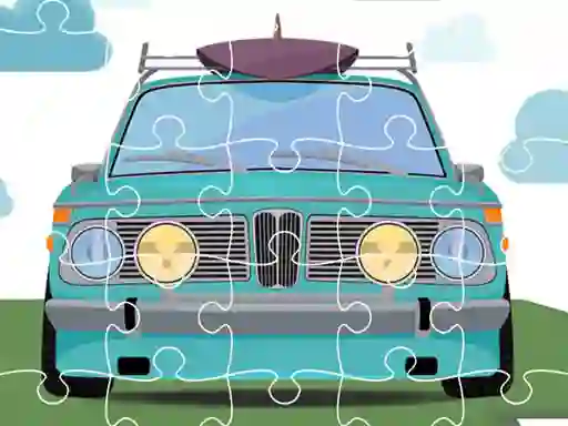 Jwèt Retro Cars Jigsaw sou entènèt