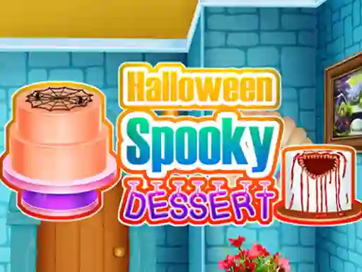 Jwèt Halloween Spooky Dessert sou entènèt