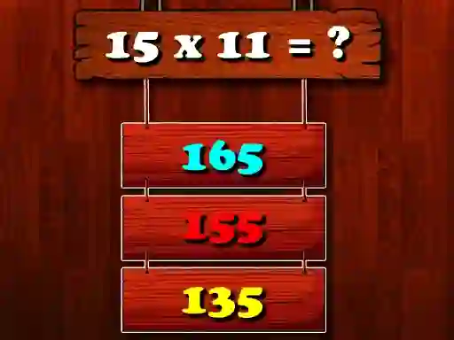 Jwèt Multiplication Math Challenge sou entènèt